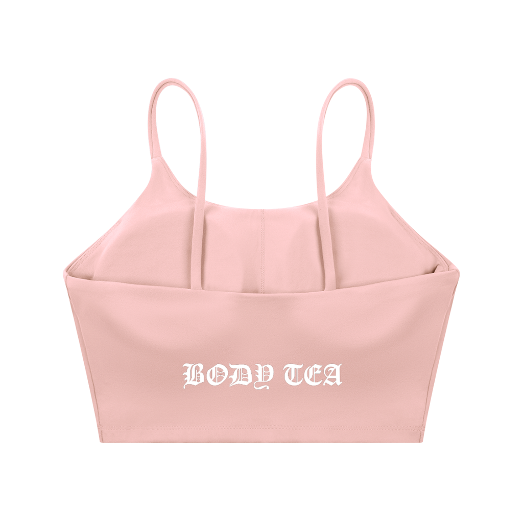 "BODY TEA" Spaghetti Strap Yoga Sports Bra