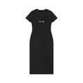 Women's V-Neck Short Sleeve Maxi Dress