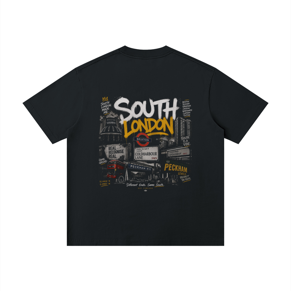 "south London" Unisex Loose Drop Shoulder T-Shirt