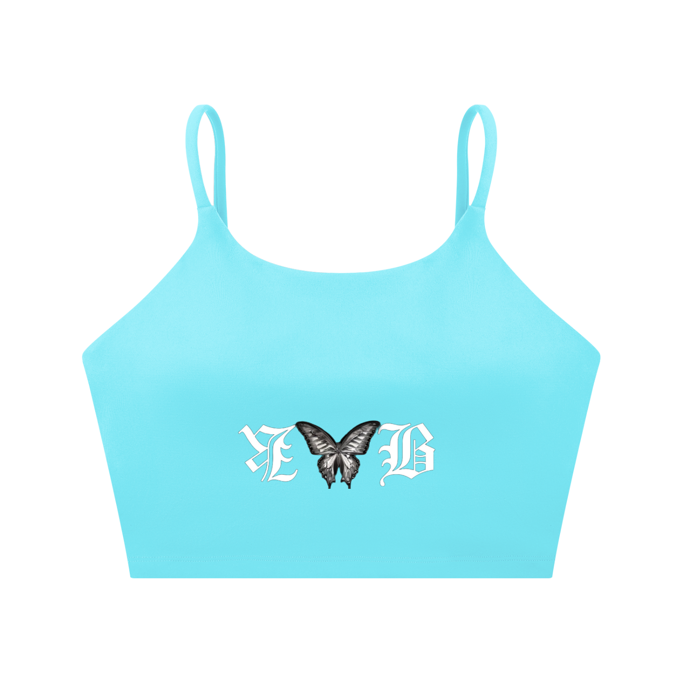 "BODY TEA" Spaghetti Strap Yoga Sports Bra