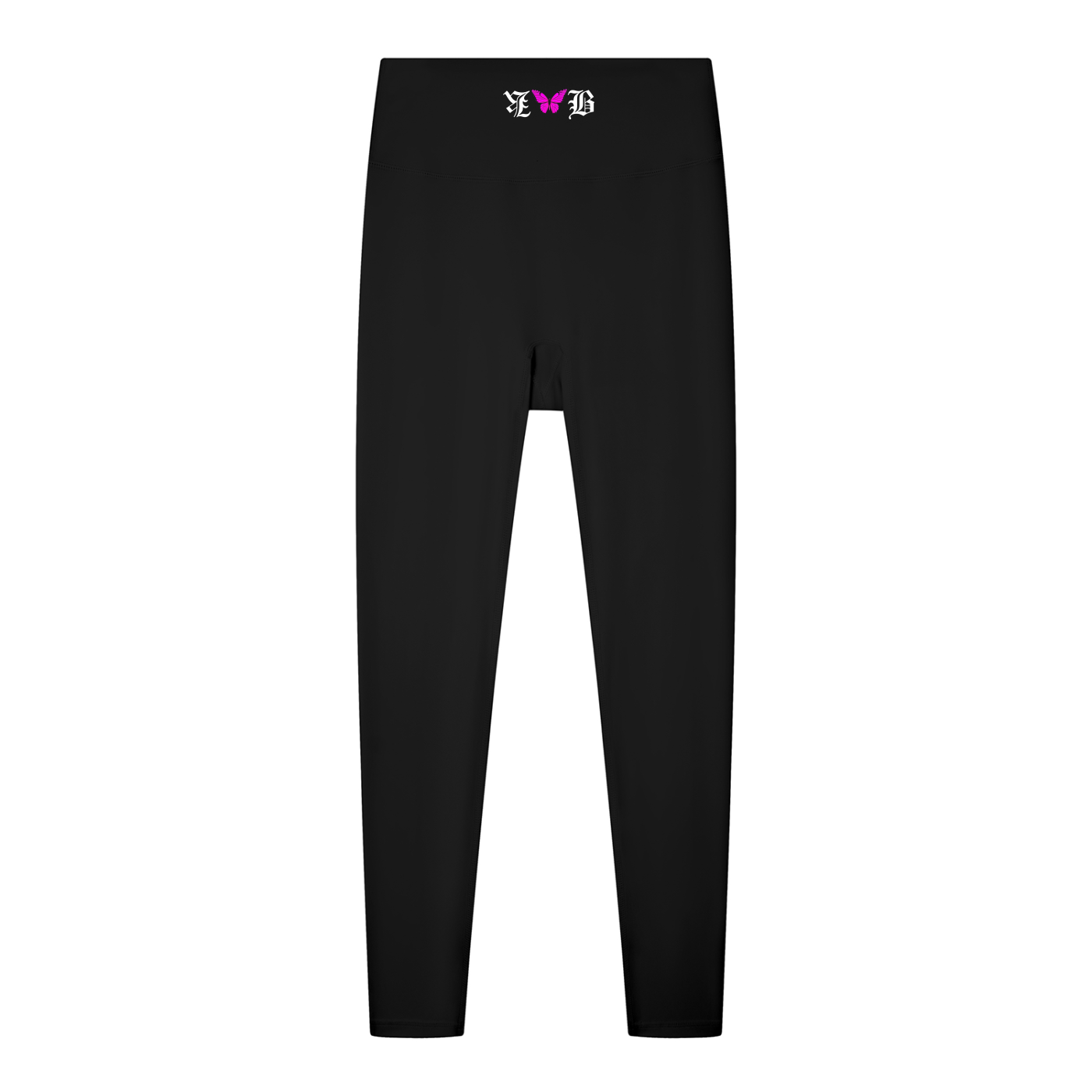 Damen-Leggings mit hoher Taille, unifarben