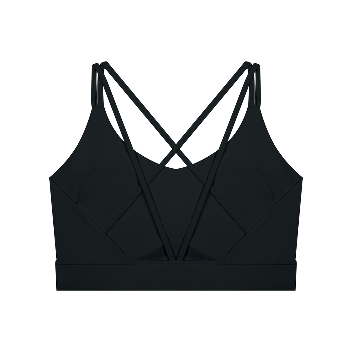 "JUST A GIRL" Women's Lycra Cropped Yoga Sport Bra