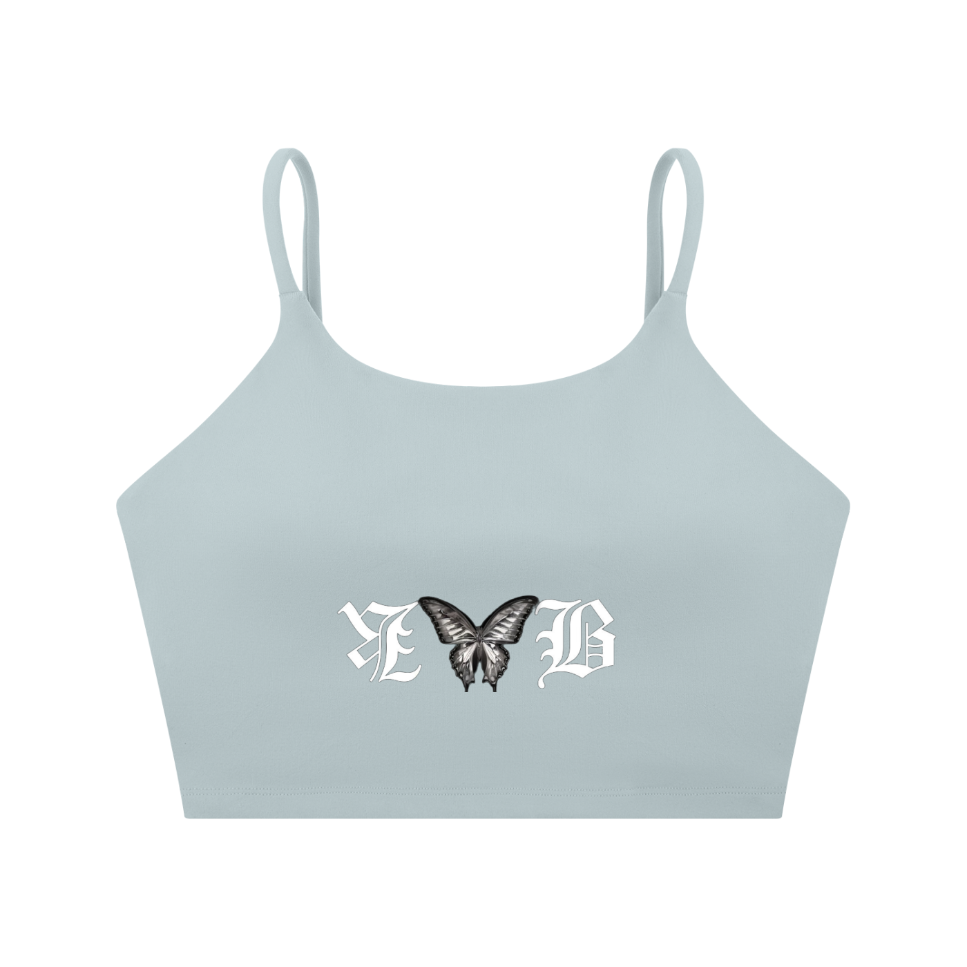 "BODY TEA" Spaghetti Strap Yoga Sports Bra