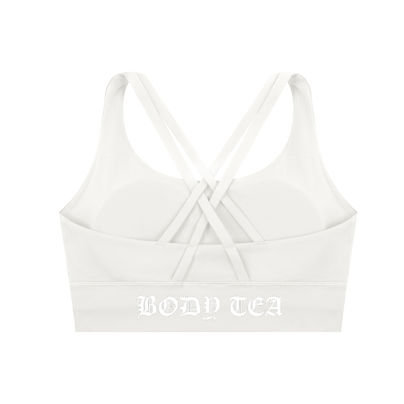 "BODY TEA" Strappy Criss-Cross Sports Bra