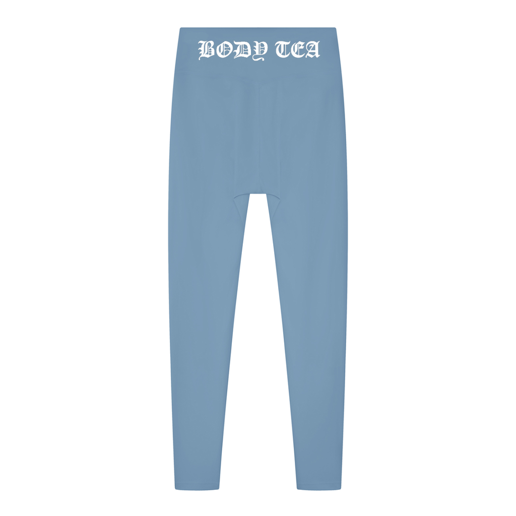 Damen-Leggings mit hoher Taille, unifarben
