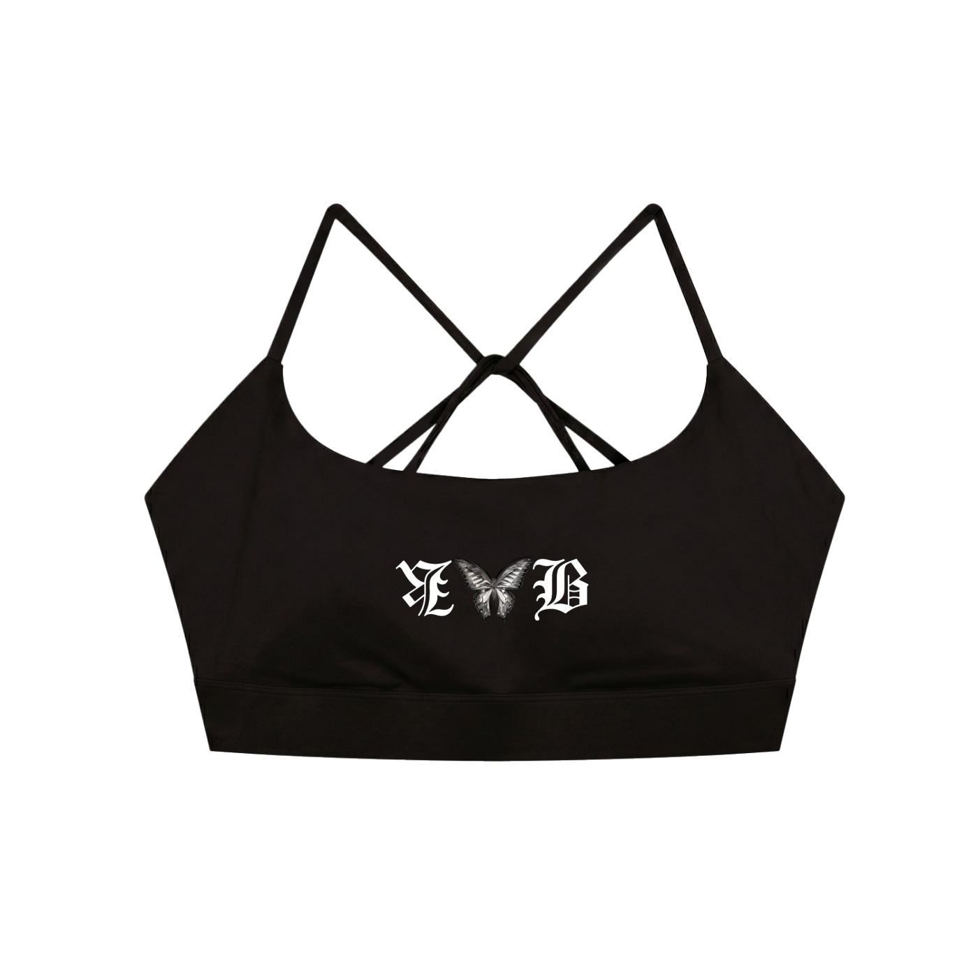 Strappy Criss Cross Yoga Sports Bra