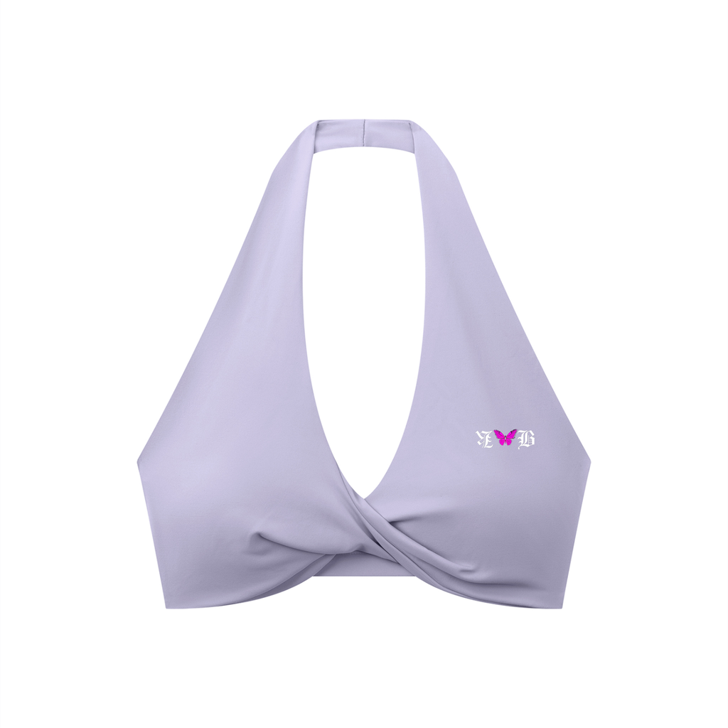 KHBS Ruched Halter Yoga Tank