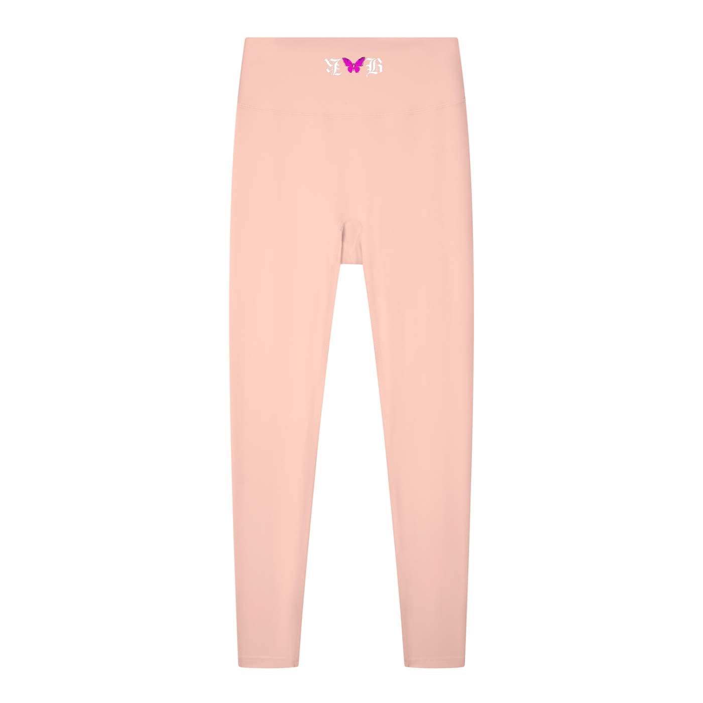 Damen-Leggings mit hoher Taille, unifarben