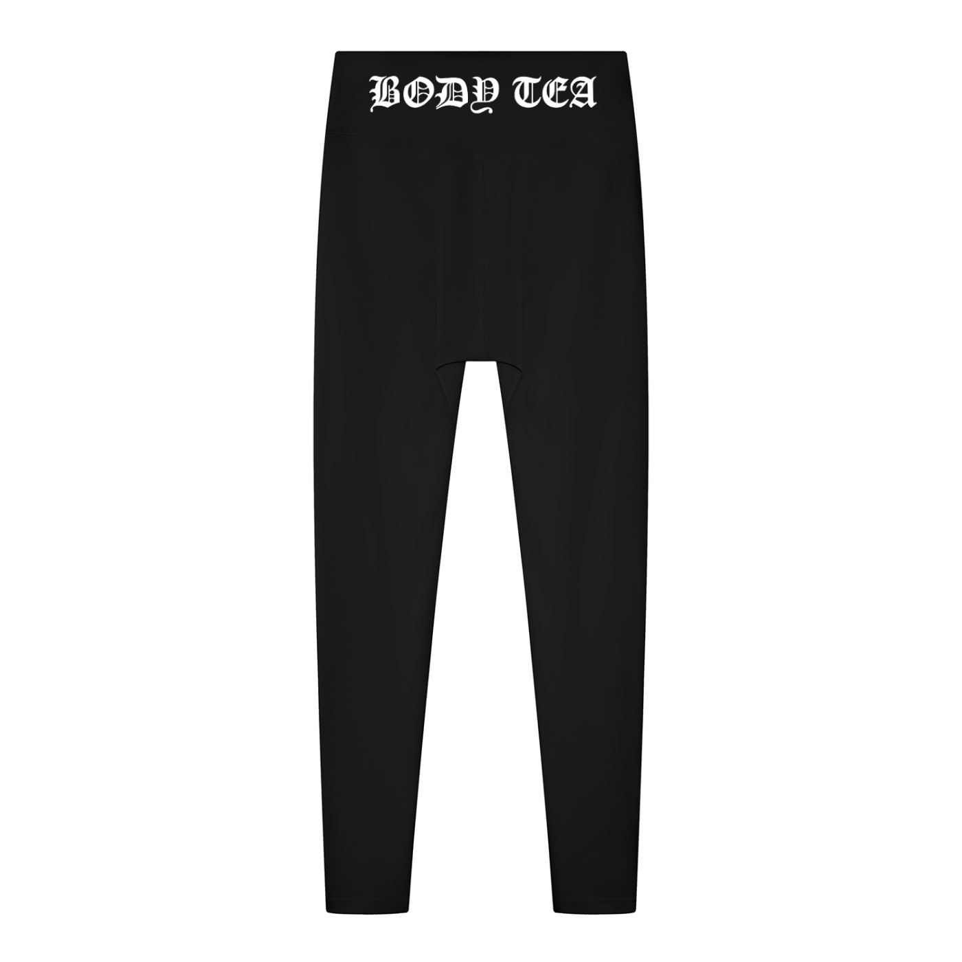 Damen-Leggings mit hoher Taille, unifarben
