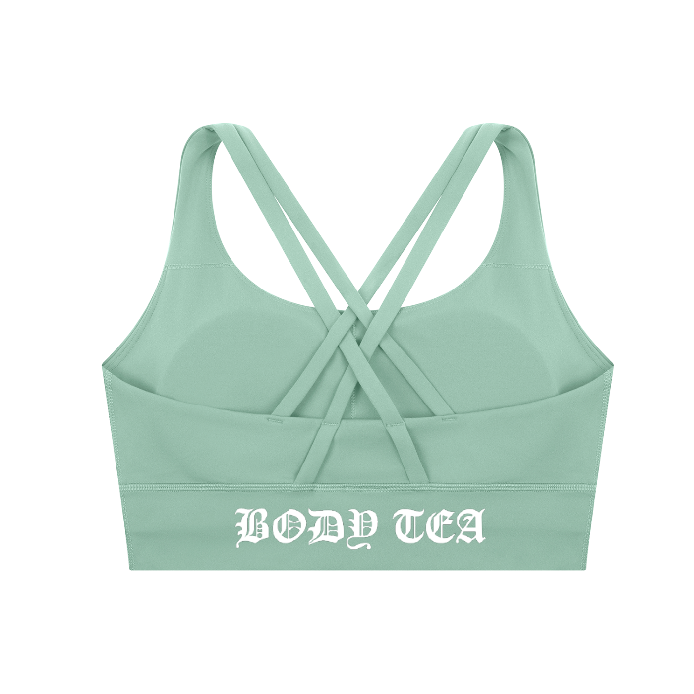"BODY TEA" Strappy Criss-Cross Sports Bra