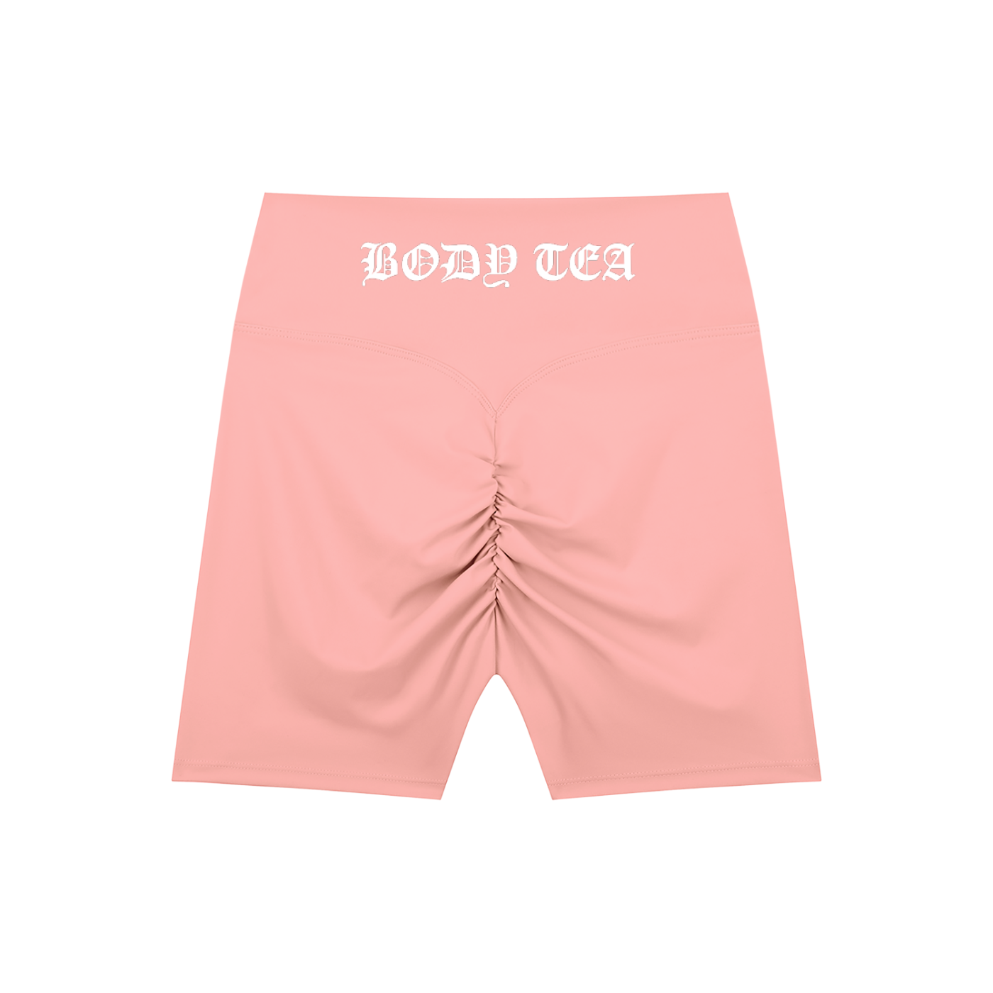 "BODY TEA" High-Waisted Blend Biker Shorts