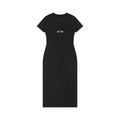 Women's V-Neck Short Sleeve Maxi Dress