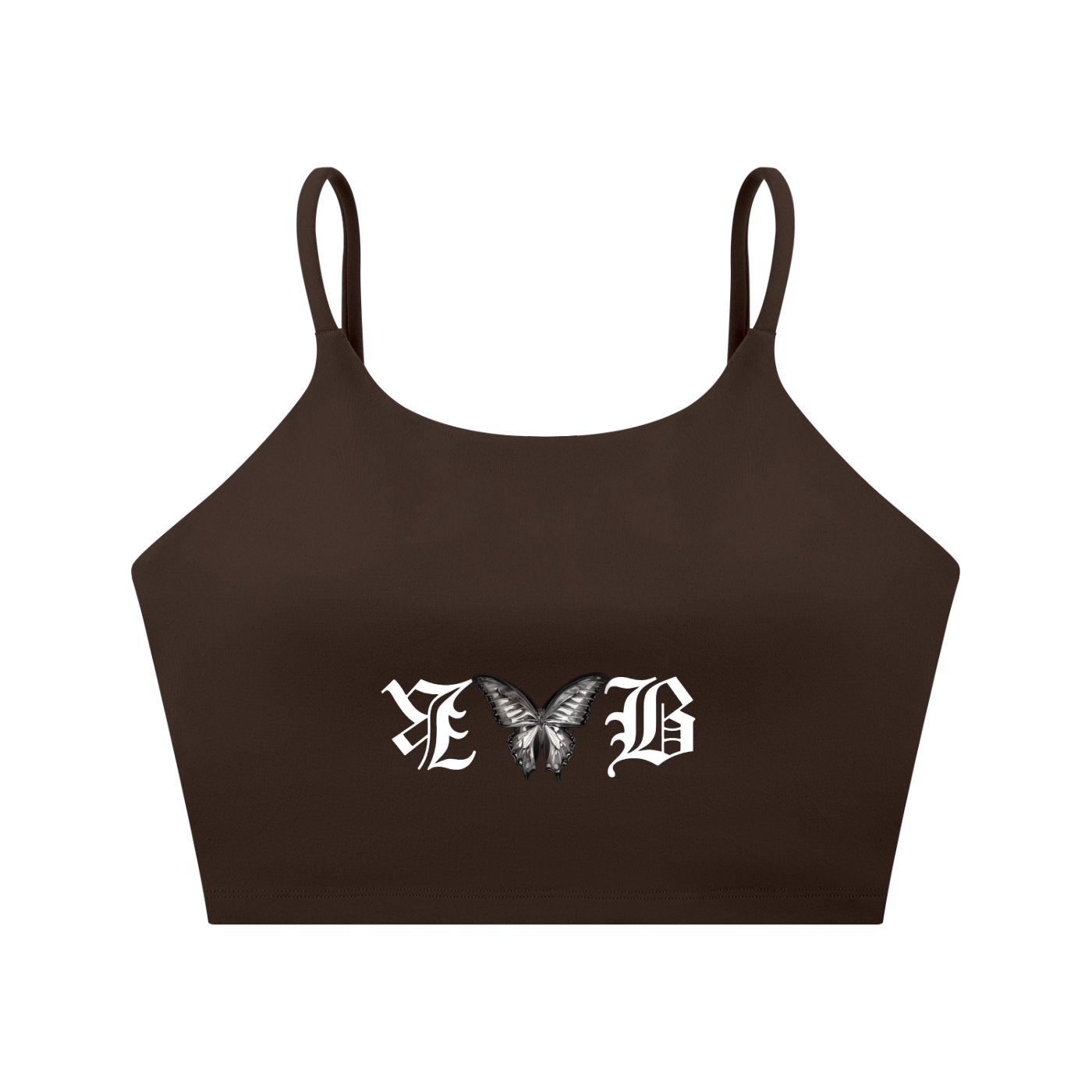 "BODY TEA" Spaghetti Strap Yoga Sports Bra