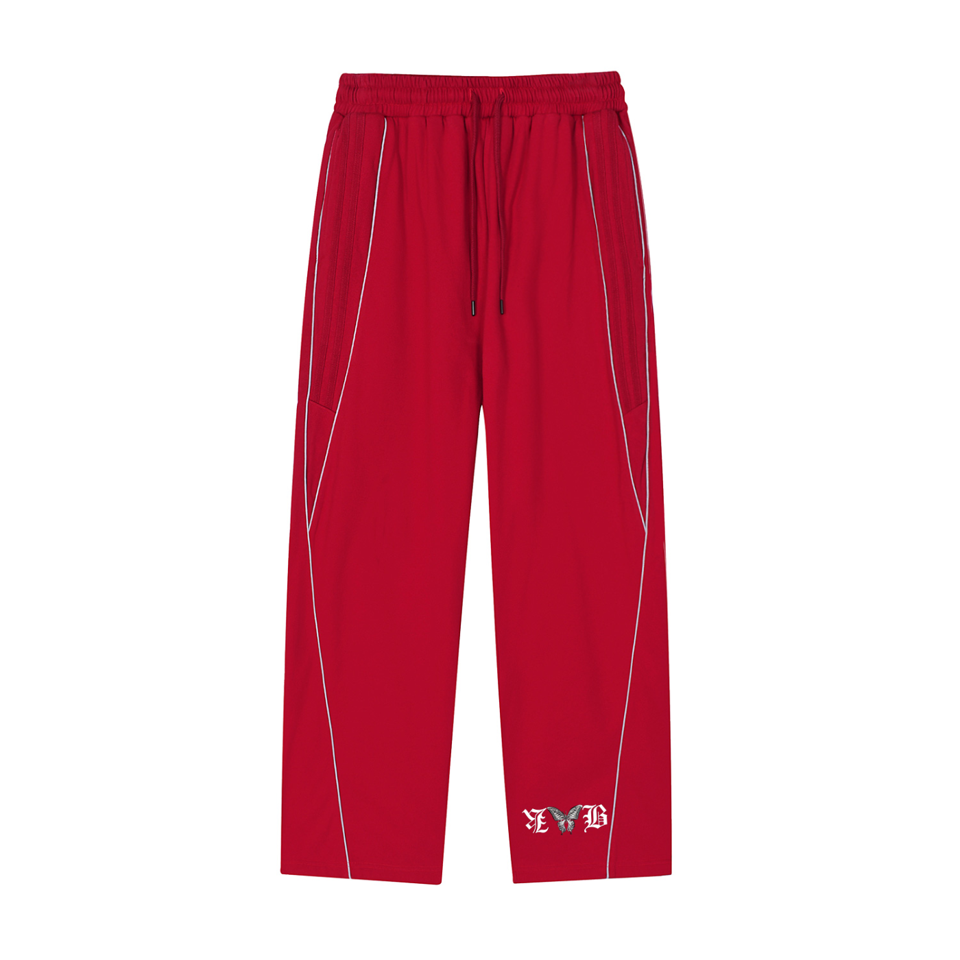 Reflection Striped Straight-Leg Sweatpants