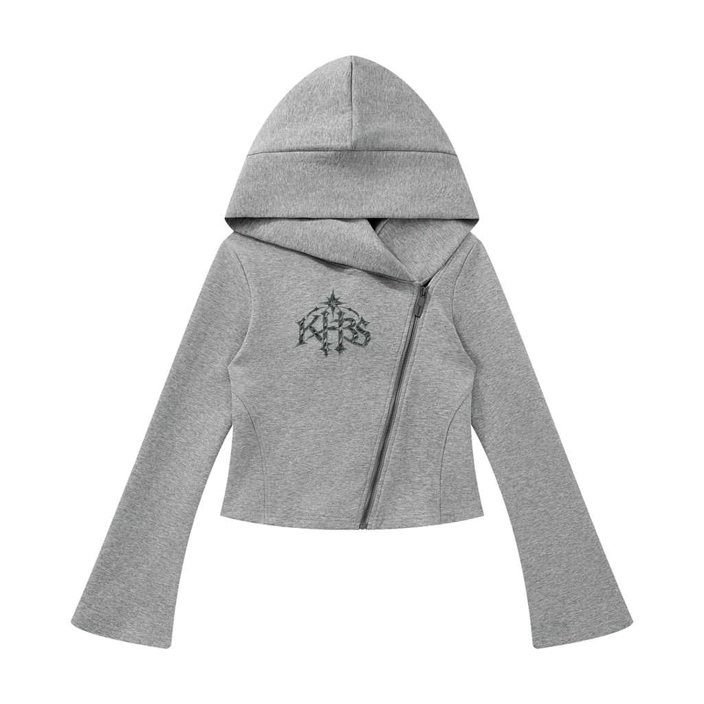 Women's Bell Sleeve Full Zip Hoodie