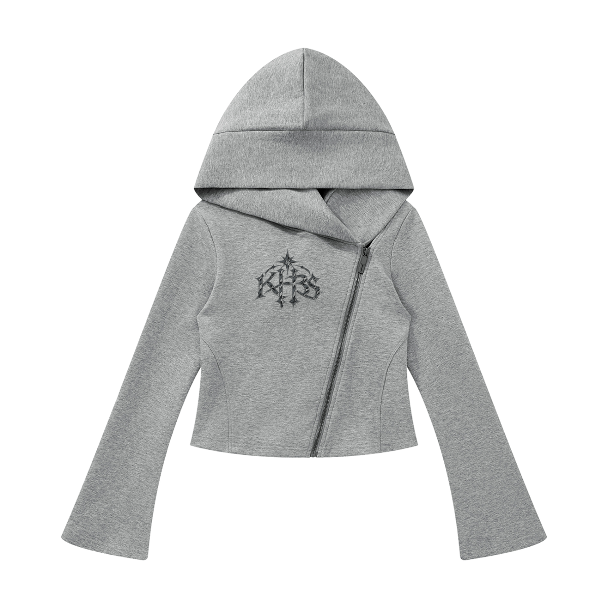 Women's Bell Sleeve Full Zip Hoodie