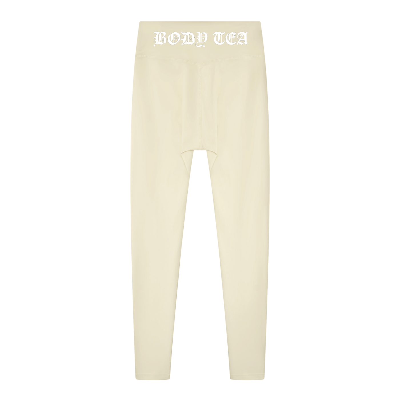 Damen-Leggings mit hoher Taille, unifarben