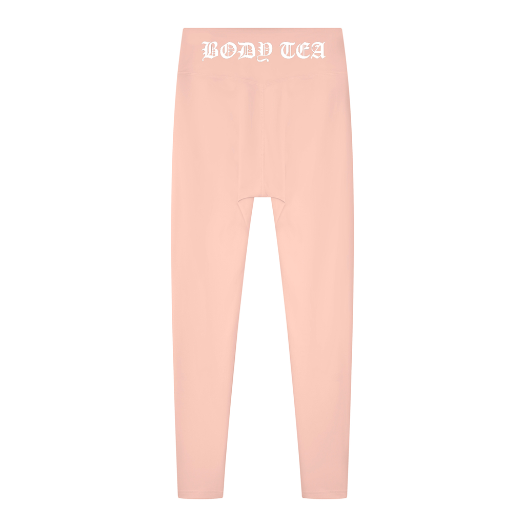 Damen-Leggings mit hoher Taille, unifarben