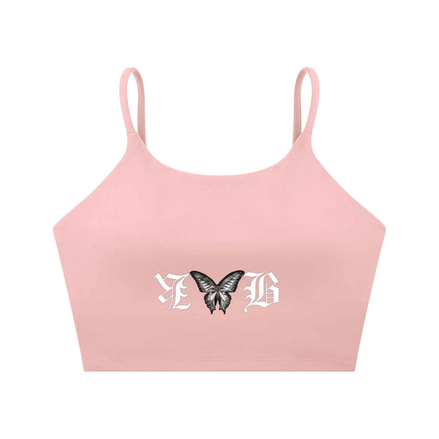 "BODY TEA" Spaghetti Strap Yoga Sports Bra