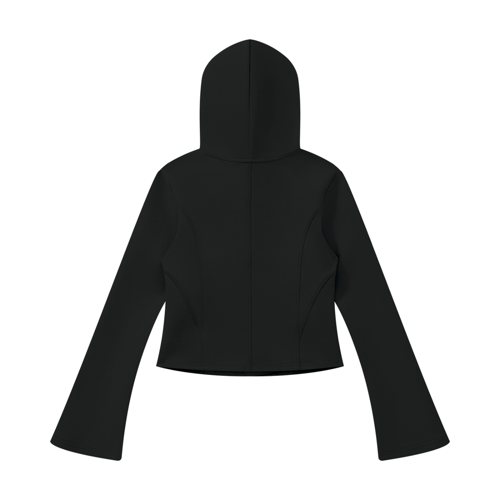 Women's Bell Sleeve Full Zip Hoodie