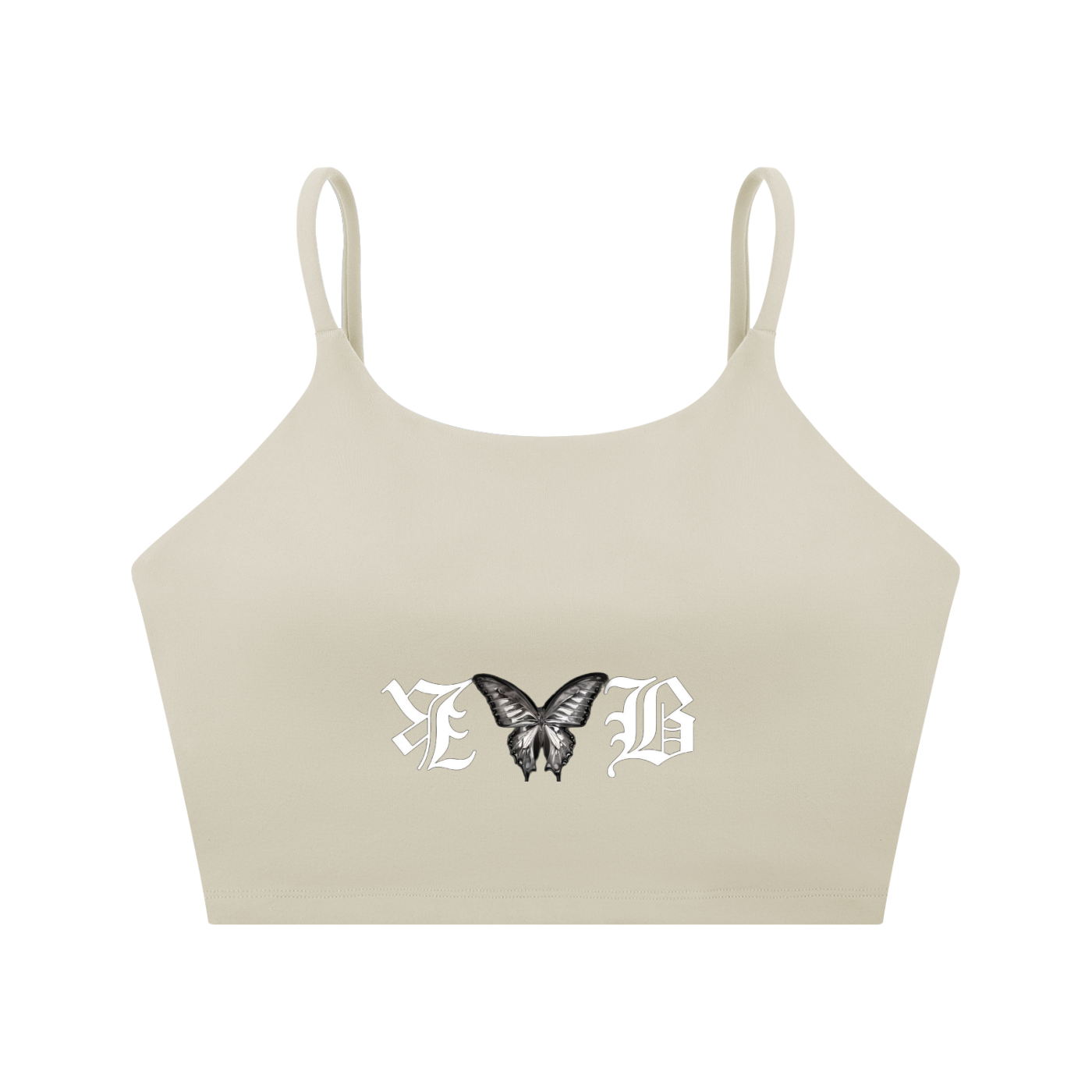 "BODY TEA" Spaghetti Strap Yoga Sports Bra