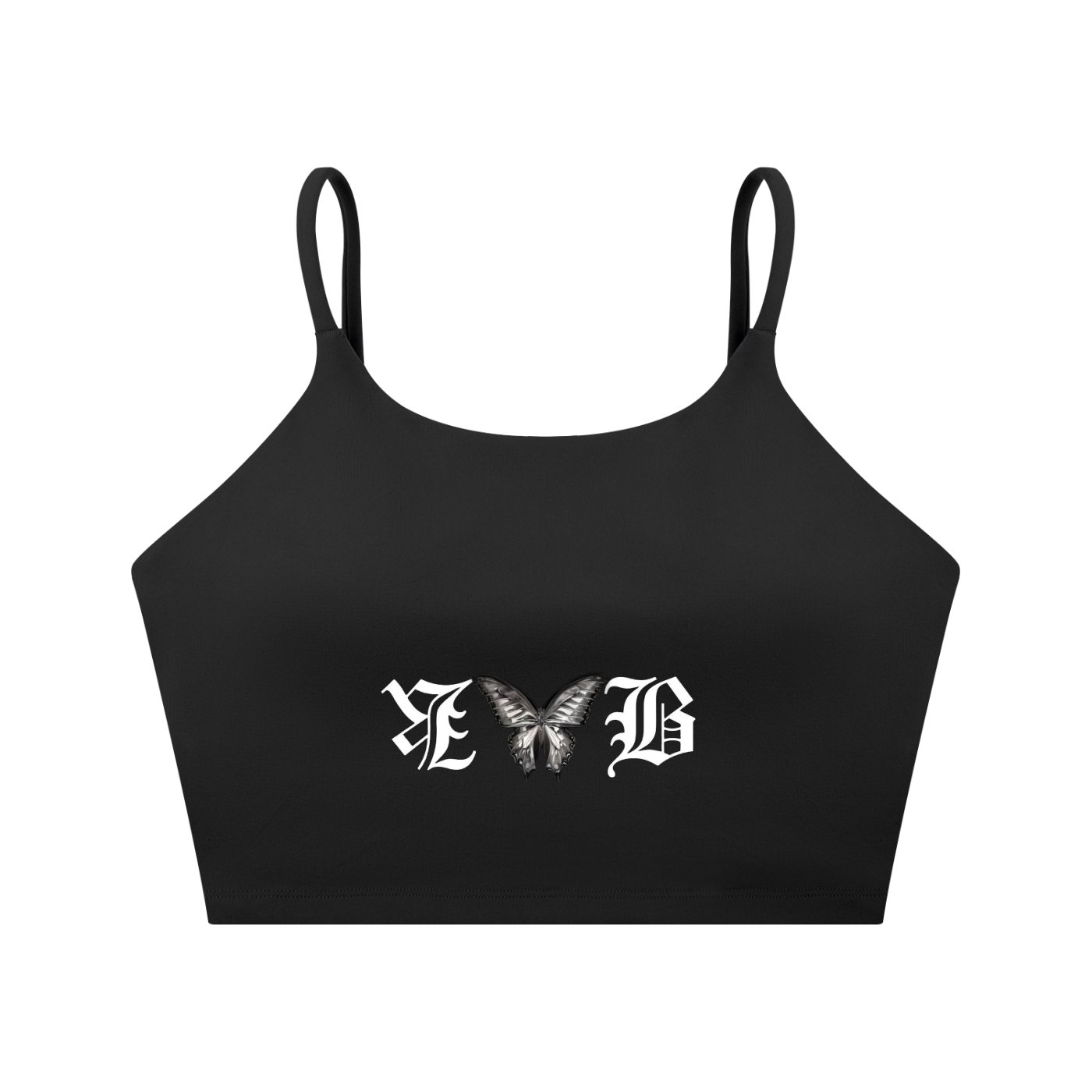 "BODY TEA" Spaghetti Strap Yoga Sports Bra