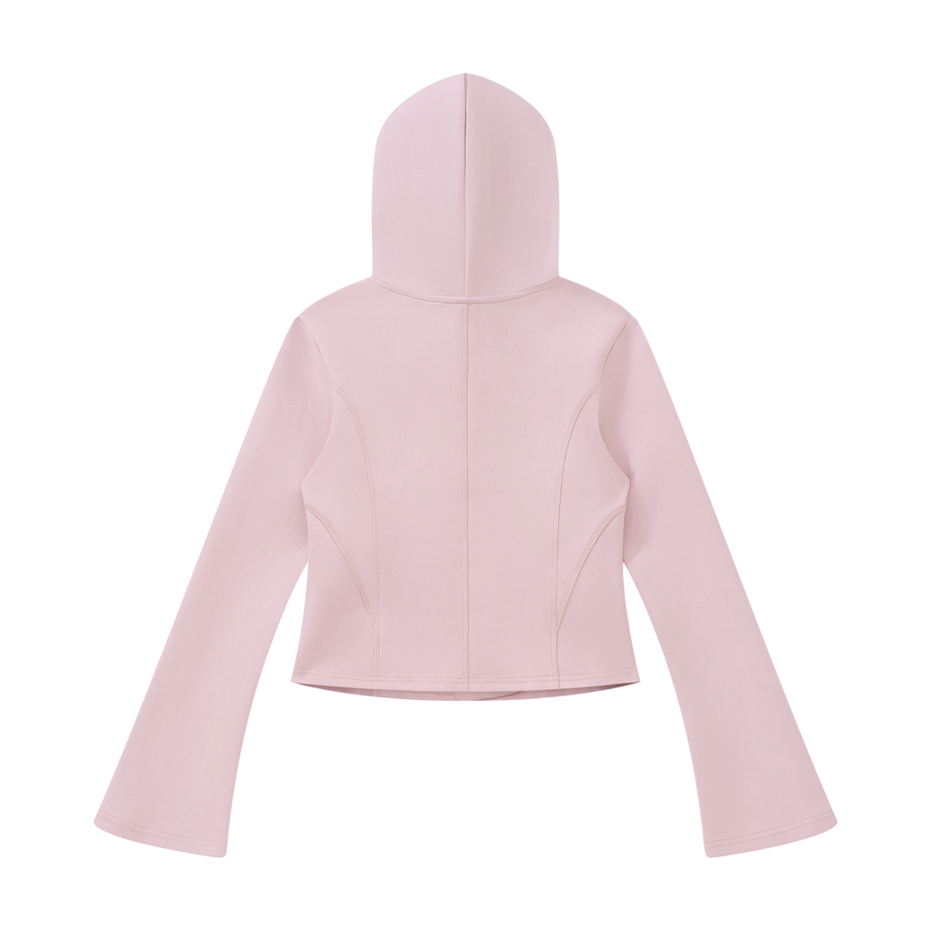 Women's Bell Sleeve Full Zip Hoodie