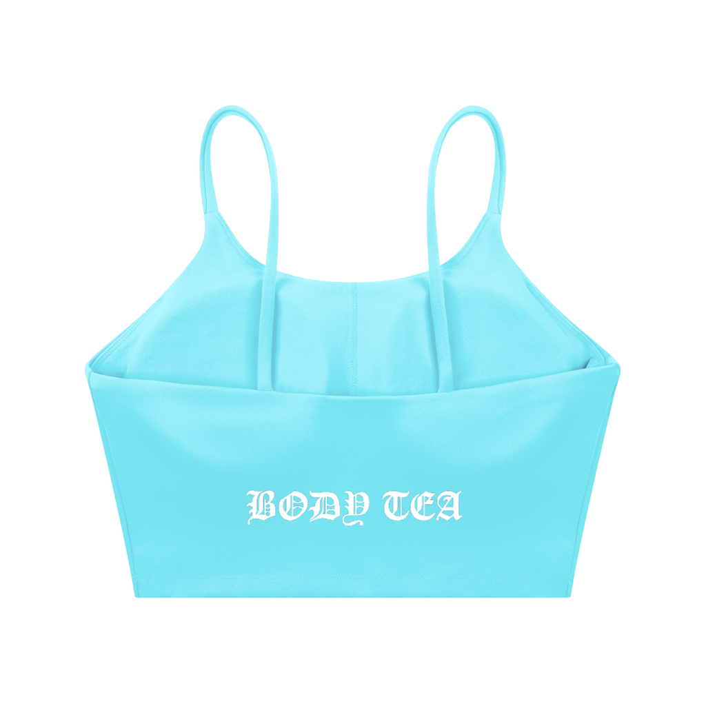 "BODY TEA" Spaghetti Strap Yoga Sports Bra
