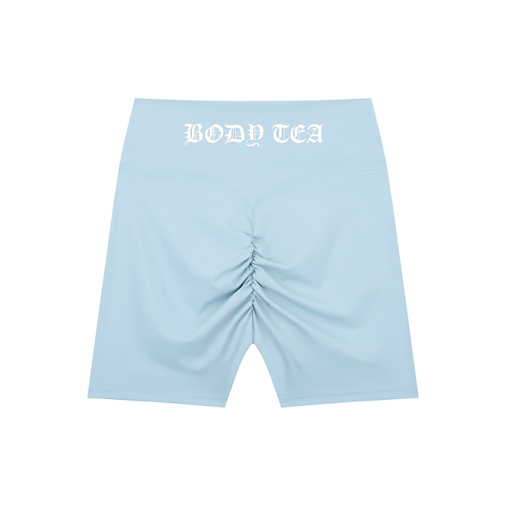 "BODY TEA" High-Waisted Blend Biker Shorts