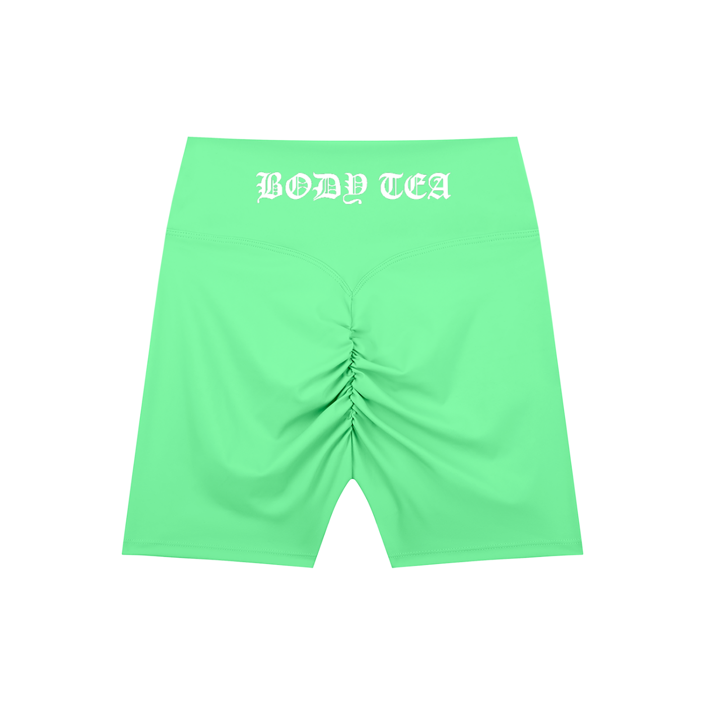 "BODY TEA" High-Waisted Blend Biker Shorts