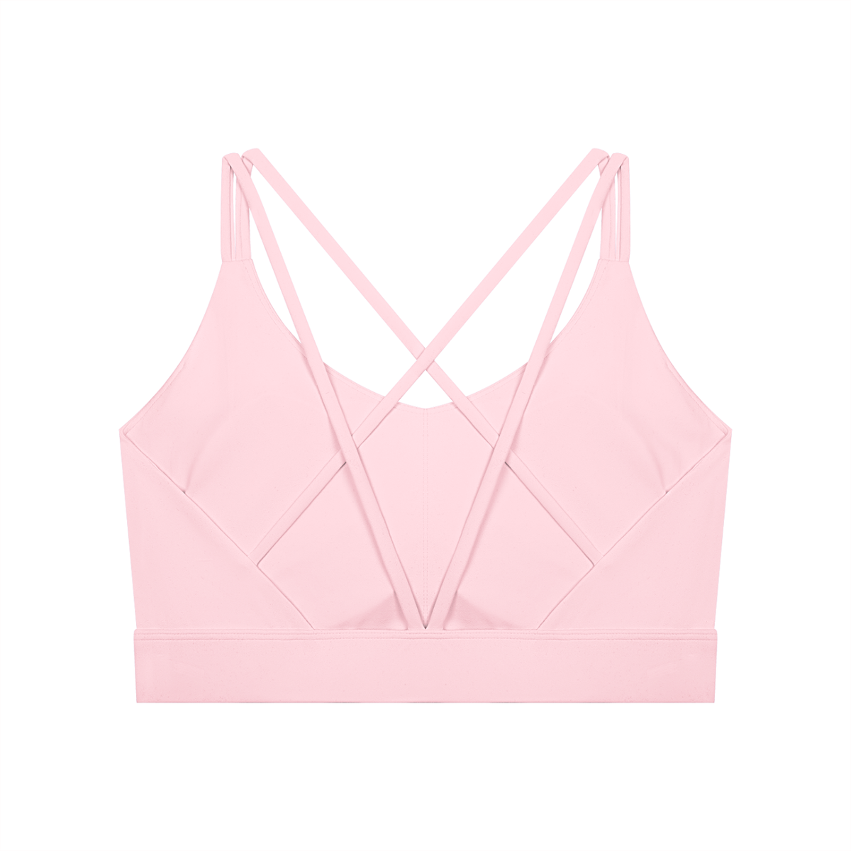 "JUST A GIRL" Women's Lycra Cropped Yoga Sport Bra