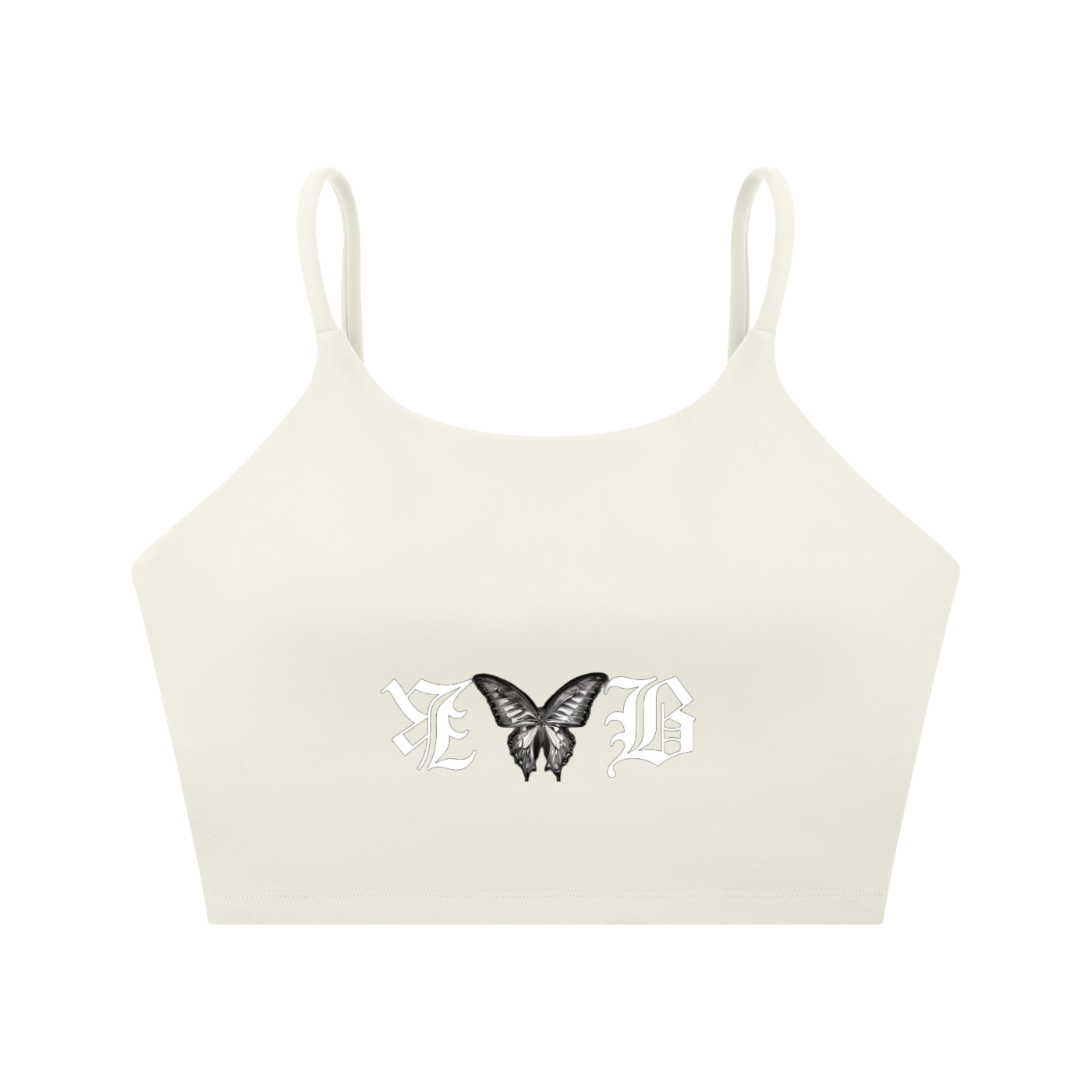 "BODY TEA" Spaghetti Strap Yoga Sports Bra