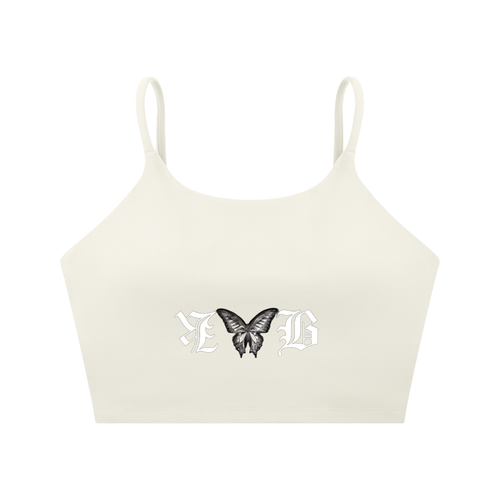 "BODY TEA" Spaghetti Strap Yoga Sports Bra