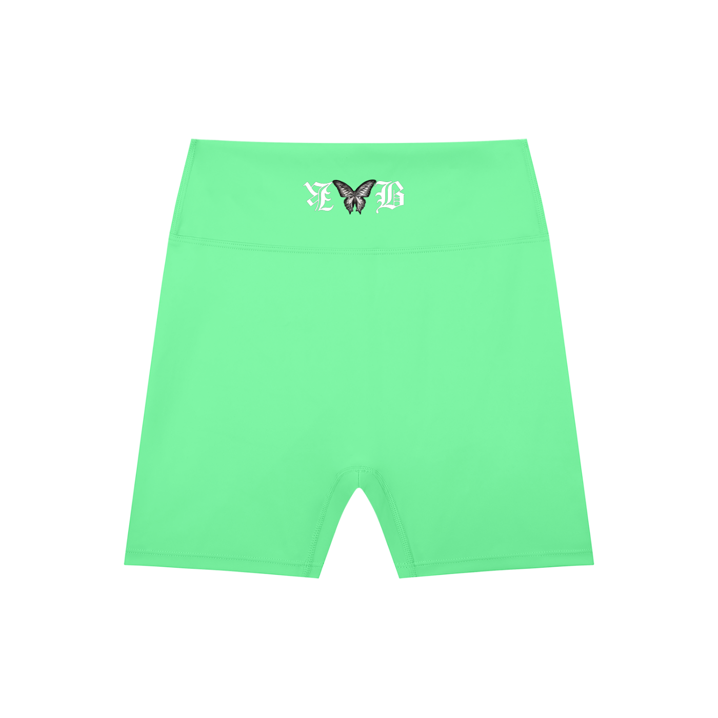 "BODY TEA" High-Waisted Blend Biker Shorts