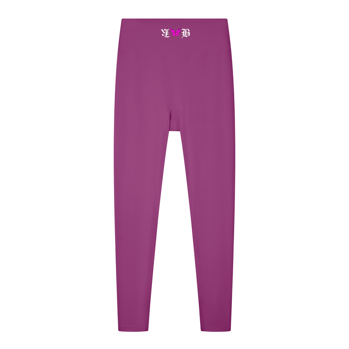 Damen-Leggings mit hoher Taille, unifarben