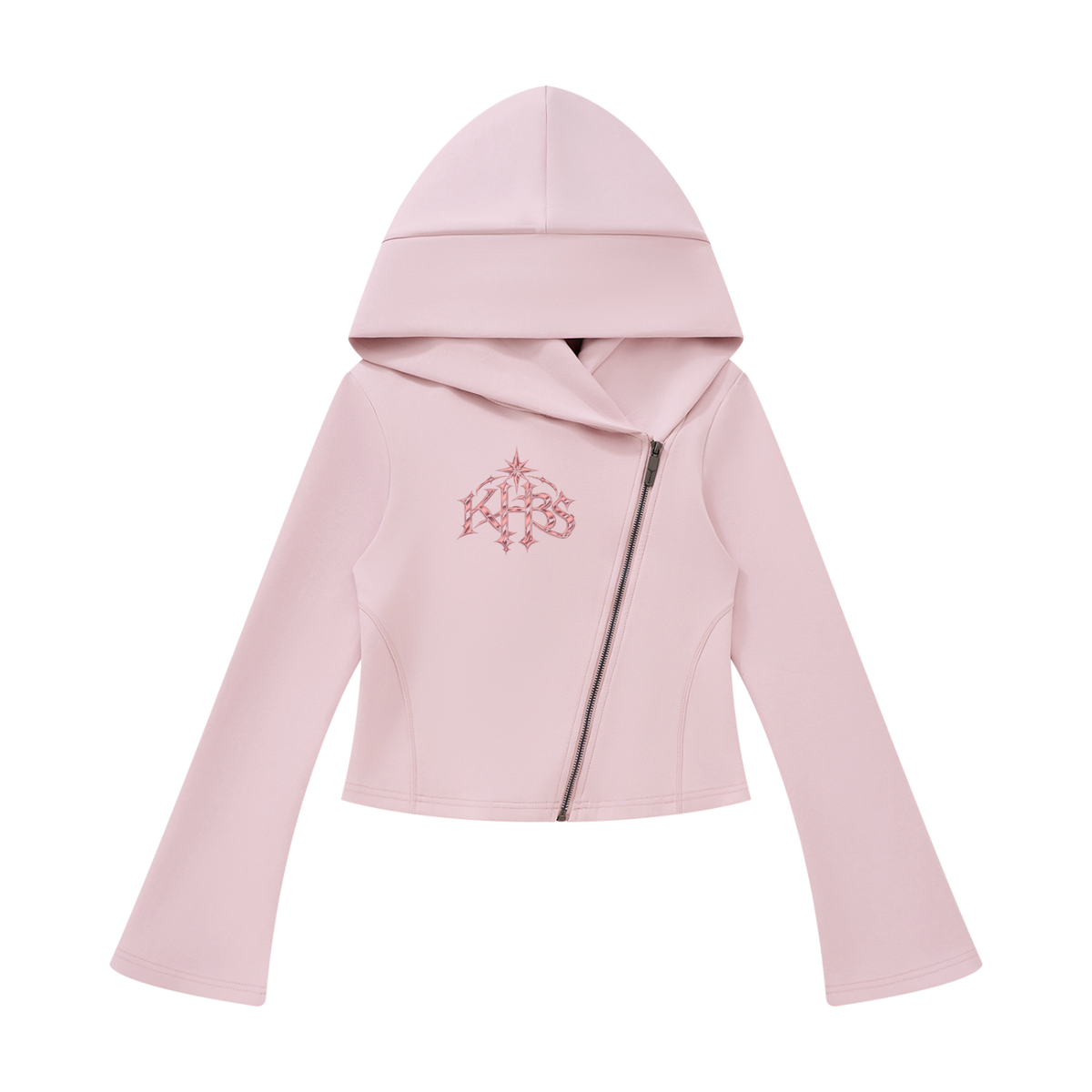 Women's Bell Sleeve Full Zip Hoodie
