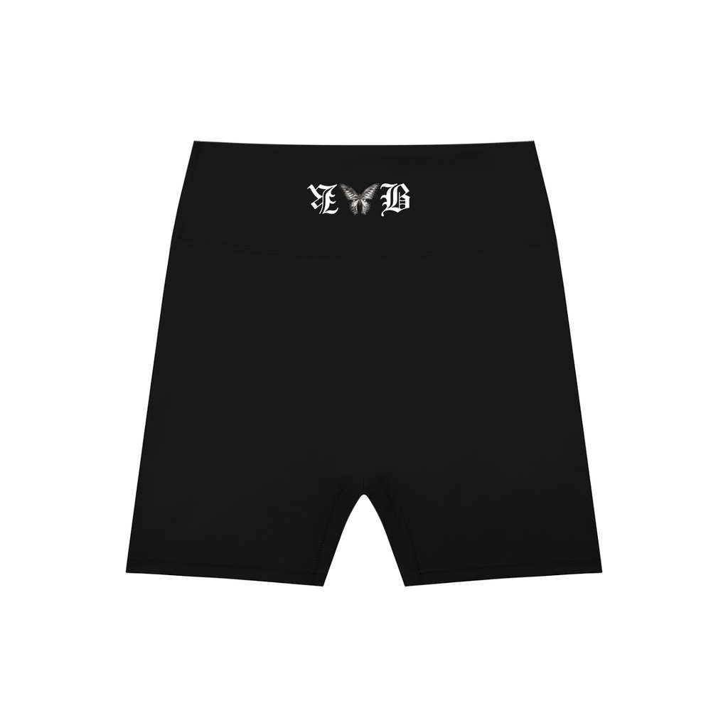 "BODY TEA" High-Waisted Blend Biker Shorts