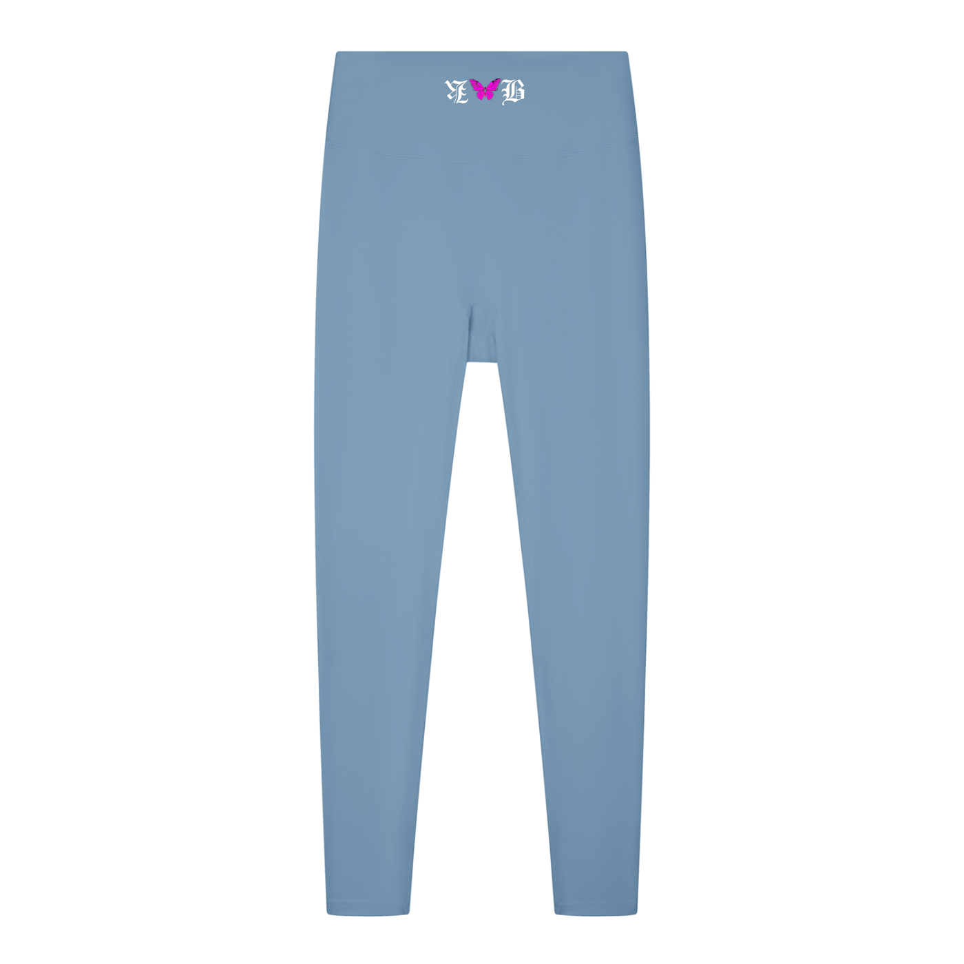 Damen-Leggings mit hoher Taille, unifarben