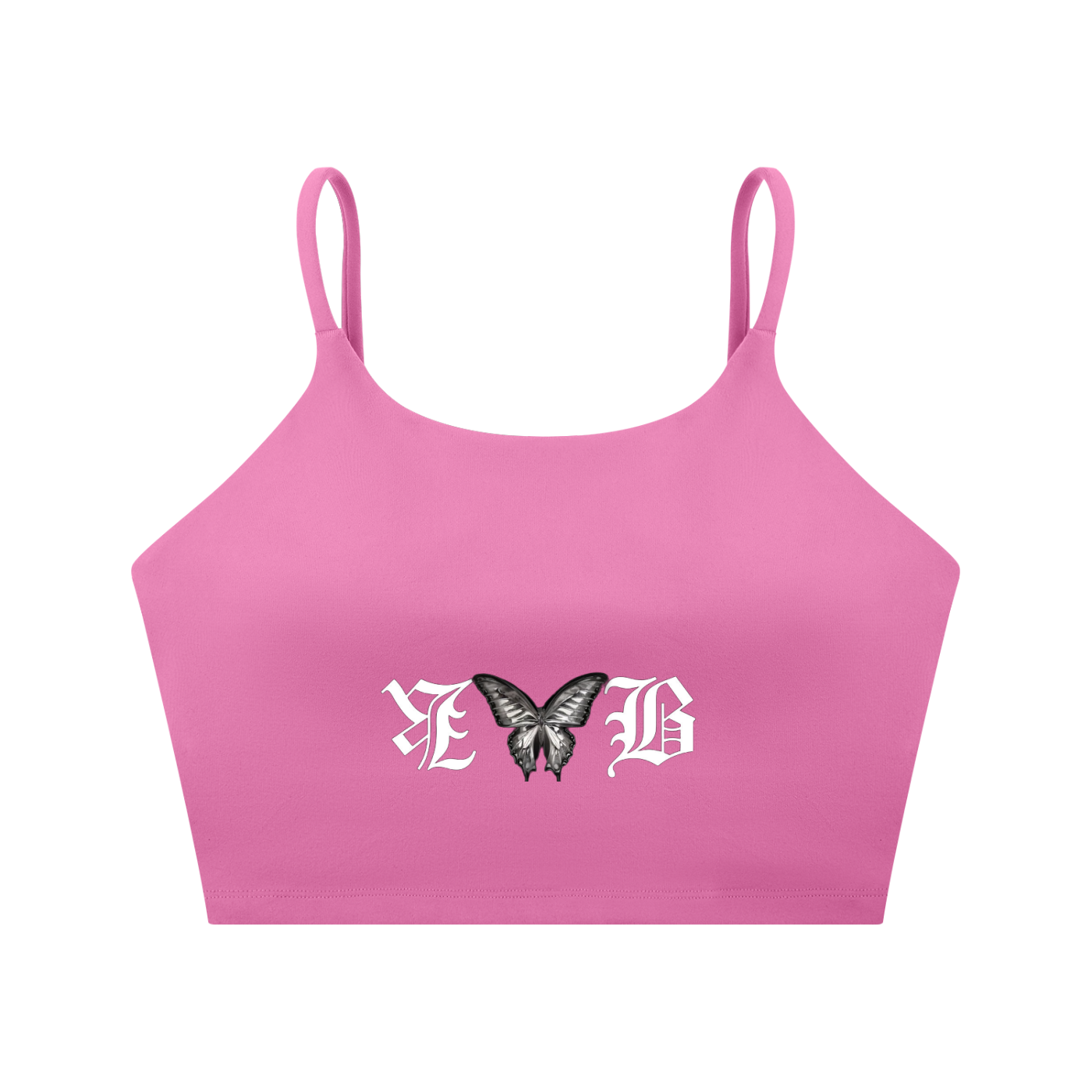 "BODY TEA" Spaghetti Strap Yoga Sports Bra