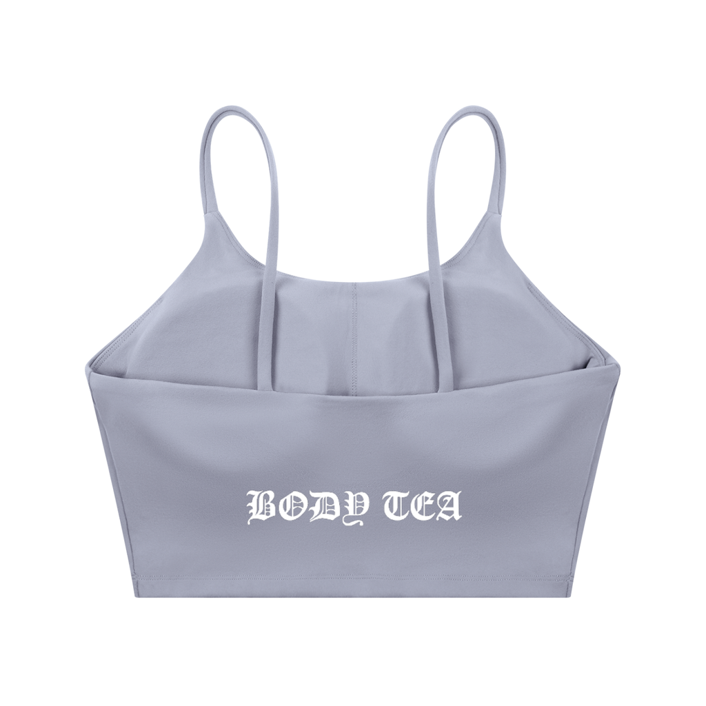 "BODY TEA" Spaghetti Strap Yoga Sports Bra