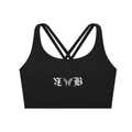"BODY TEA" Strappy Criss-Cross Sports Bra
