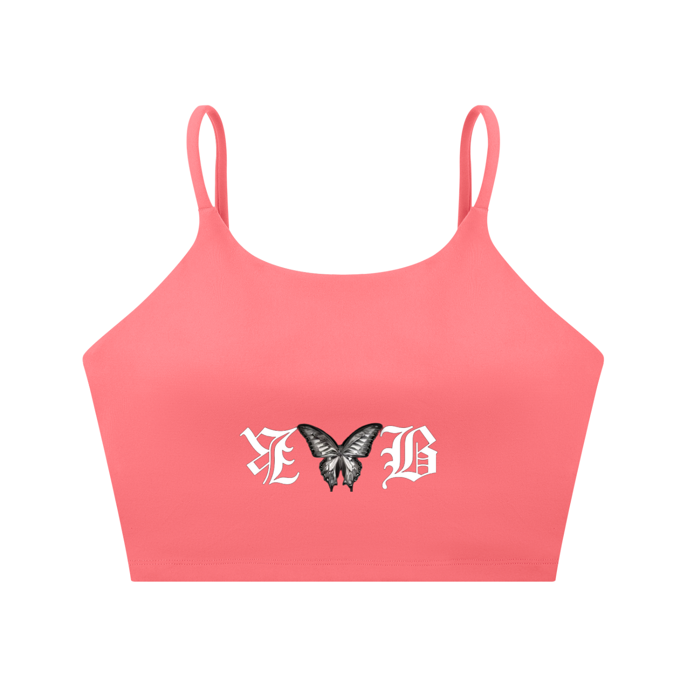 "BODY TEA" Spaghetti Strap Yoga Sports Bra