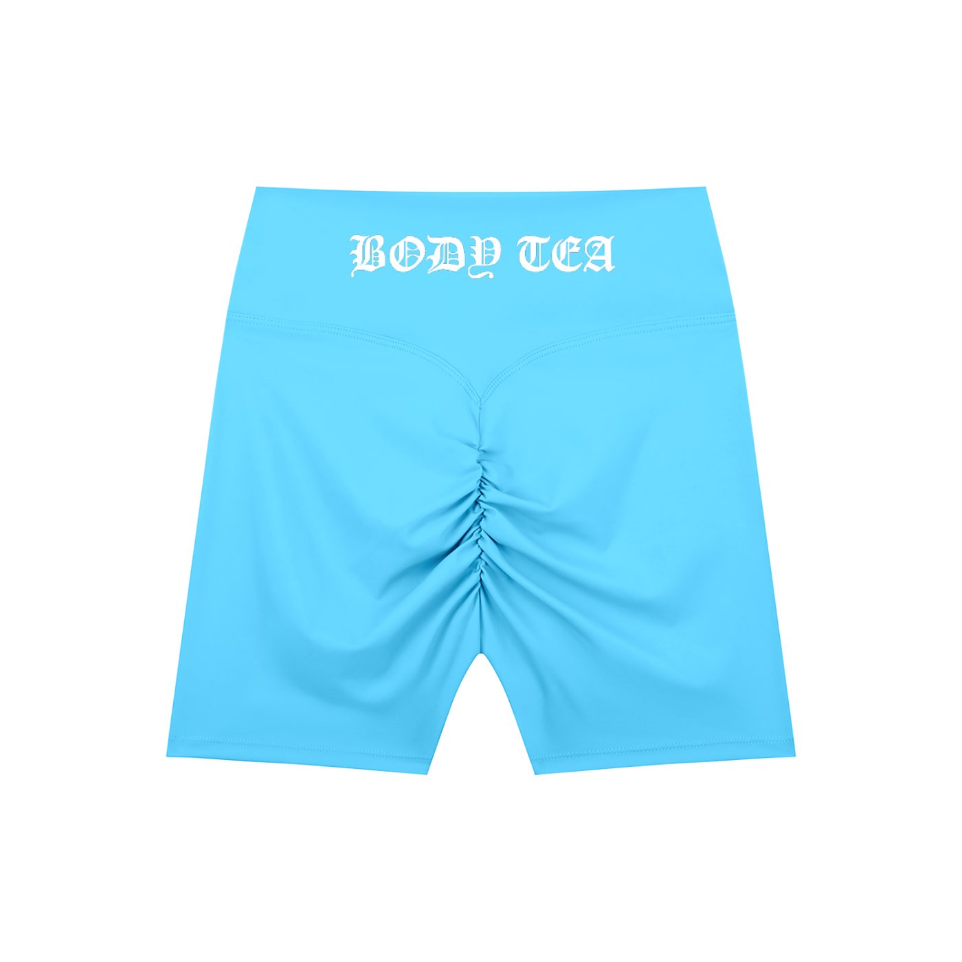 "BODY TEA" High-Waisted Blend Biker Shorts