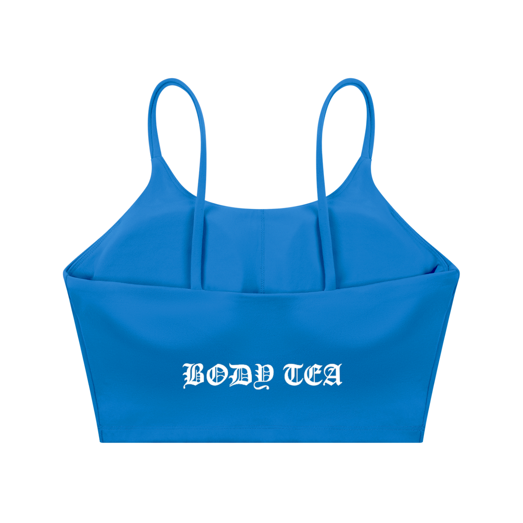 "BODY TEA" Spaghetti Strap Yoga Sports Bra
