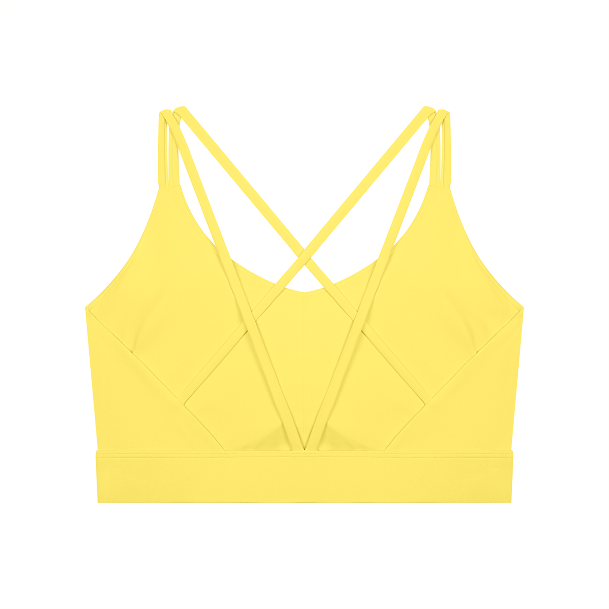 "JUST A GIRL" Women's Lycra Cropped Yoga Sport Bra