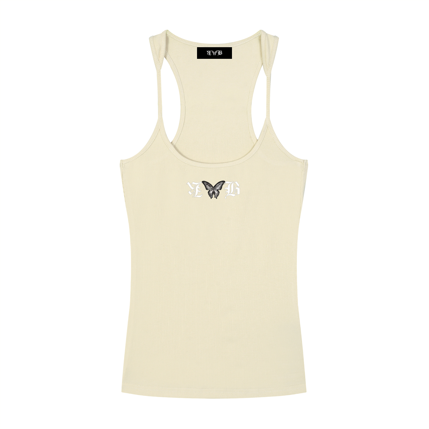 Slim Fit Ribbed Racerback Tank Top