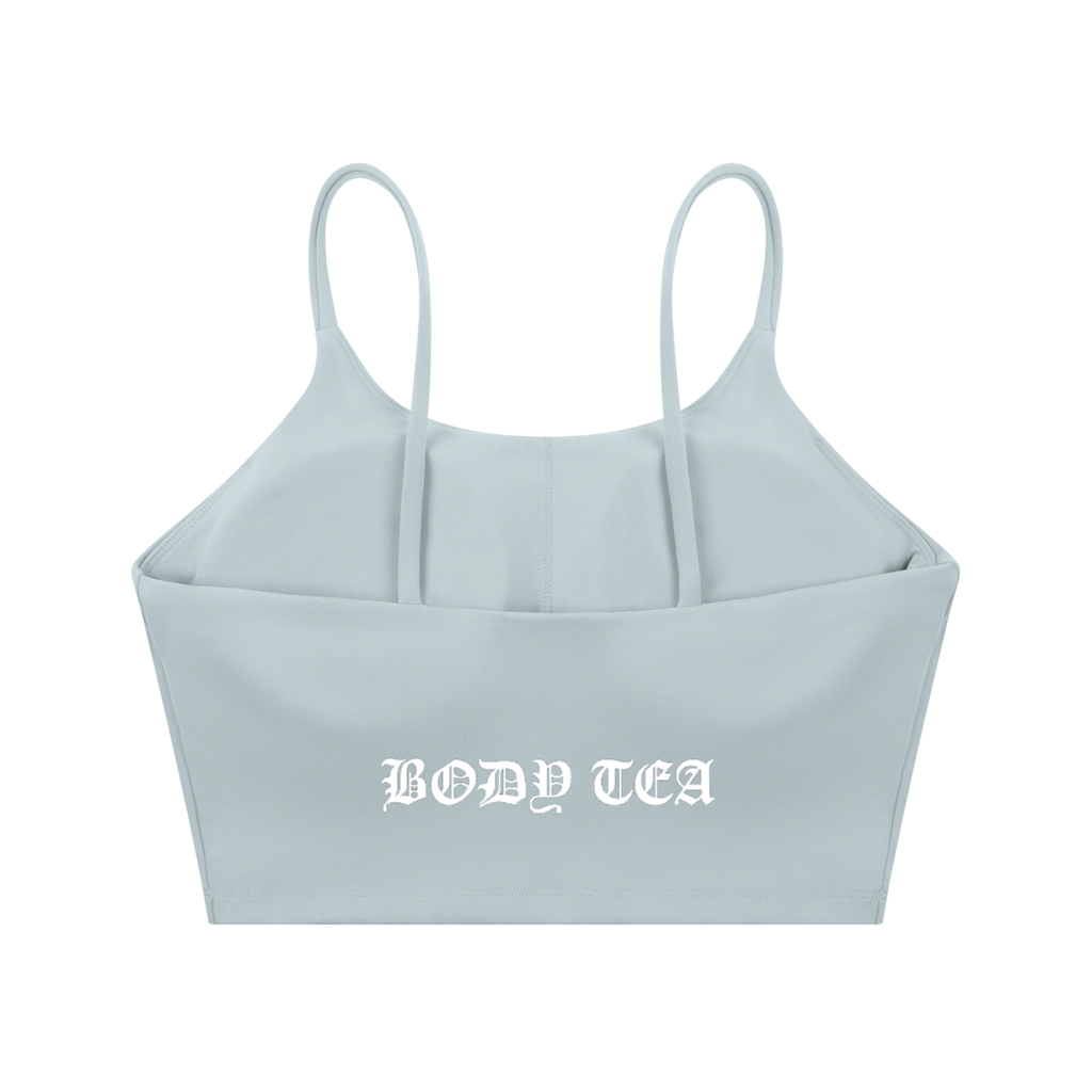 "BODY TEA" Spaghetti Strap Yoga Sports Bra