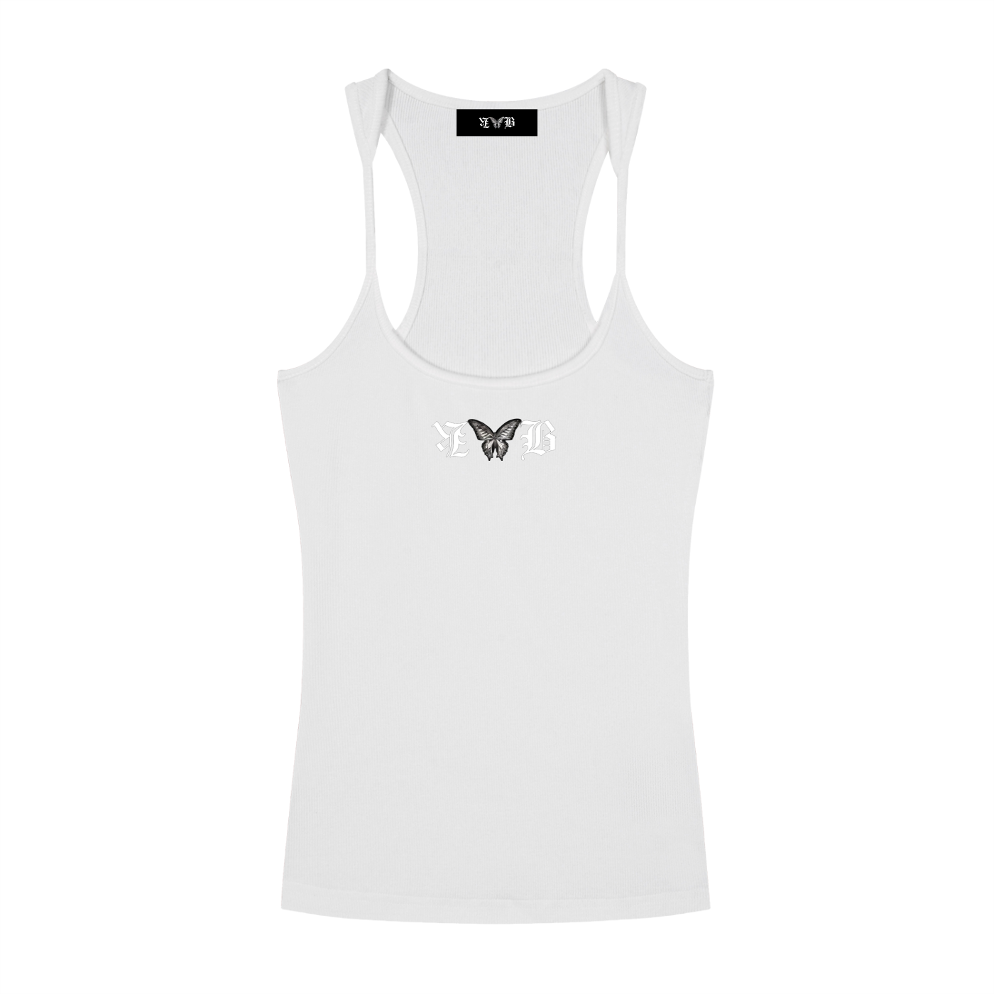 Slim Fit Ribbed Racerback Tank Top
