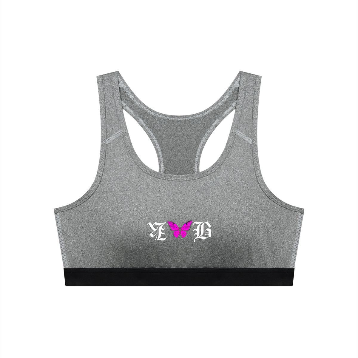 KHBS Lycra Cropped Sport Bra