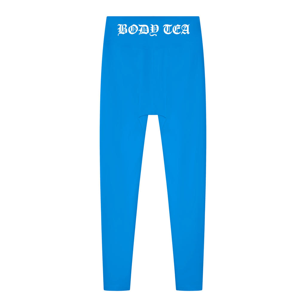 Damen-Leggings mit hoher Taille, unifarben